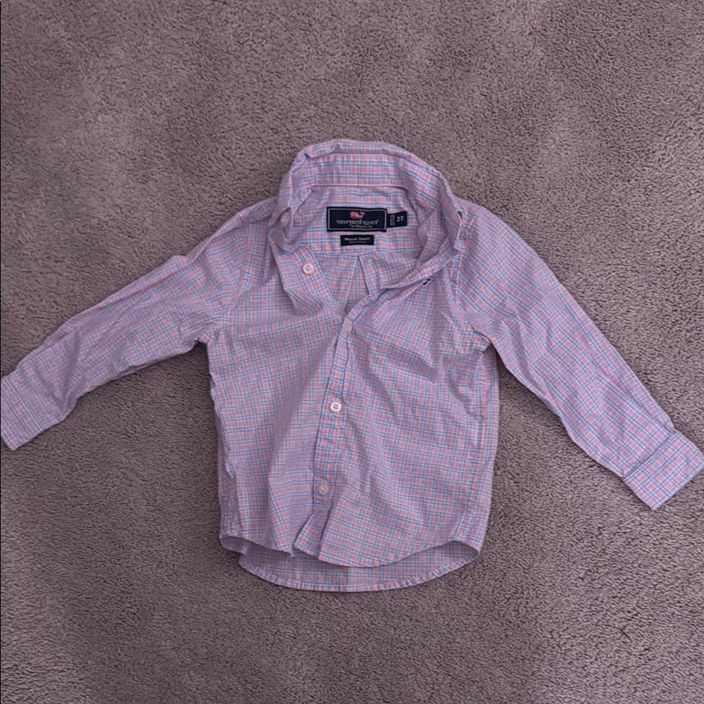 Vineyard Vines Pink Button Down Shirt